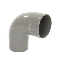 Pvc hwa bocht 87°, inwendig lijm x verjongd spie