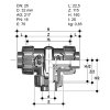 FIP 3-weg kogelkraan, type TKDDV, pvc, 3x lijm, epdm, T-boring, 32 mm 