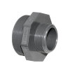 Pimtas dubbele verloopnippel, pvc, 2x buitendraad, 16 bar, 1½" x 1¼" 