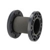 Pimtas reservoirkoppeling, lang, pvc, 2x flens, buitendraad, 10 bar, 4" 
