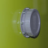 Airfit pp tankaansluiting incl. schroefdeksel, t.b.v. inspectie, flensaansluiting, grijs, 110 mm 