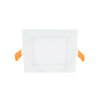 Adurolight® Premium Quality Line, flaches LED-Downlight, quadratisch, Typ Ken, weiß, 7 W, 3.000 K 