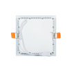 Adurolight® Premium Quality Line, flaches LED-Downlight, quadratisch, Typ Ken, weiß, 7 W, 3.000 K 