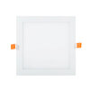 Adurolight® Premium Quality Line platte led downlight, vierkant, Ken, wit, 18 W, 3000 K 