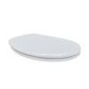Wisa closetzitting, type Star S, 37,4 x 44 cm, deksel, rvs scharnier, montage boven, softclose, wit 