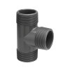 VDL draad T-stuk 90°, type C, pvc-u, 3x buitendraad, 10 bar, 1¼" 