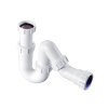 McAlpine S-Siphon, mit Einlass, PP, weiß, 1½" x 50 mm 