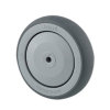 TENTE wiel, thermoplastisch rubber, 125 mm, type PJP125x32-Ø8, grijs 