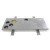 Pipelife meterkastvloerplaat, 4x 50 mm, 1x 63 mm, 75 x 31 x 6,5 cm, incl. 35 mm isolatie 