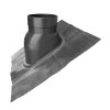 Burgerhout dakdoorvoerpan, lood, 140 mm, universeel, 500 x 500 mm, dakhelling 25 - 45° 