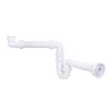 McAlpine P-Siphon, mit Wandrohr und Rosette, PP, weiß, 1¼" - 1½" x 40 mm 
