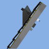 Ubbink Kompakt 2.0 schoorsteen, voor RGA/LTV-PAR/MV/WTW-150, dakhelling 15 - 55° 