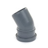 Pipelife Topfit pp bocht 30°, manchet x spie, grijs, KOMO, 75 mm 