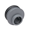 Pipelife Topfit pp verloopring, excentrisch, verjongd spie x manchet, grijs, KOMO, 110 x 50 mm 