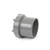 Pipelife eindstuk met schroefdeksel, pvc, 1x uitwendig lijm, grijs, KOMO, 75 mm 