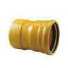 Pipelife steekkap voor gas, slagvast pvc, geel, Gastec QA, 1x manchet, 315 mm, samengesteld 