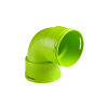 Ubbink Air Excellent bocht 90°, type AE48c, groen, 90 mm 