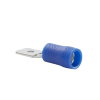 Klemko kabelschoen, vlak, geïsoleerd, mannelijk, 1,5 - 2,5 mm², blauw, blister à 25 stuks 