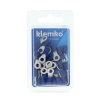 Klemko kabelschoen met oog, M4, 1,5 - 2,5 mm², blauw, blister à 25 stuks 