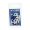 Klemko kabelschoen met oog, M6, 1,5 - 2,5 mm², blauw, blister à 25 stuks 