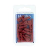 Klemko kabelschoen, vlak, geïsoleerd, 0,5 - 1,5 mm², rood, blister à 25 stuks 