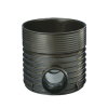 Wavin inspectieput, Tegra 600, 2x manchet, pp, exclusief deksel, recht, 2x 200 mm 
