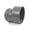 Verloopstuk, pvc, excentrisch, spie x manchet, grijs, SN4, 315 x 250 mm 