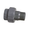 Pimtas 3-teilige Kupplung, PVC, EPDM-O-Ring, Klebemuffe x Außengewinde, 16 bar, 63 mm x 2" 