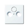 ABB Busch-Jaeger afdekplaat, Future linear, voor coax wandcontactdoos, wit 