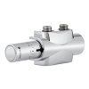IMI Heimeier Multilux 4 Eclipse-set, thermostatisch regelelement Halo, 2 pijps, chroom 