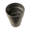 Ubbink rioolontspanning verloop, kunststof, zwart, 110 - 100 - 90 - 75 mm 