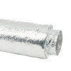 DEC geluiddemper, type Sonodec 25 TRD Non-woven, aluminium/polyester/pp, 102 mm, l = 500 mm 