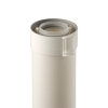 Ubbink UbiFit verlengbuis, concentrisch met klemband, pp, wit, 60/100 mm, l = 1950 mm 