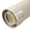 Ubbink UbiFit verlengbuis, concentrisch met klemband, pp, wit, 60/100 mm, l = 1950 mm 