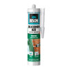 Bison siliconenkit Bouw, transparant, koker à 300 ml 