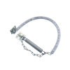 Stormketting, staal met veer, verzinkt, 30 - 40 kg 