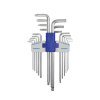 Promat inbussleutelset, 18-delig, Torx T10 - T50, sleutelwijdtes 6-kant 1,5 - 10 mm 