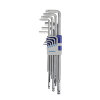 Promat inbussleutelset, 18-delig, Torx T10 - T50, sleutelwijdtes 6-kant 1,5 - 10 mm 