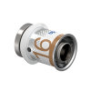 Uponor eindstuk, S-Press Plus, messing vertind, 1x pers, Kiwa, 16 mm 