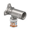 Uponor muurplaat, S-Press Plus, vertind, binnendraad x pers, extra lang model, Kiwa, ½" x 20 mm 