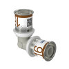 Uponor knie 90&deg;, S-Press Plus, ppsu, 2x pers, Kiwa, 16 mm 