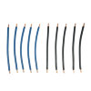 Simcast installatiesnoer, voor groepenkast, zwart, 6 mm², 300 mm 
