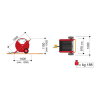 RM beregeningshaspel, Speedy-Rain 405 Turbina, slangdiameter 40 mm, l = 130 m 
