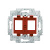 Busch-Jaeger draagring, 2x modulair jack, rood 