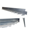 Nidaborder borderrand, type L-shape 80, gegalvaniseerd, 1900 x 50 x 80 mm 