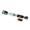 Coast led zaklamp, incl. zak en 4x AAA, 410 Lumen 