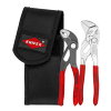 Knipex tangenset in riemtas, 2-delig, sleuteltang, waterpomptang 