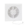 Nedco toilet- / badkamerventilator, type STH 100, abs, wit, met vochtsensor en timer
