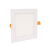 Adurolight&reg; Premium Quality Line platte led downlight, vierkant, Ken, wit, 12 W, 3000 K, non flicker 