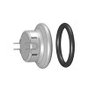 Dallai M-Teil-Verschlusskappe, ohne Hebel, Modell C, Edelstahl, 50 mm 